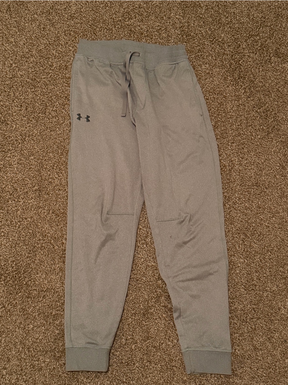 Under Armour Men's Light Gray Athletic Joggers
